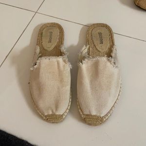 Soludos | White Espadrille Mule
